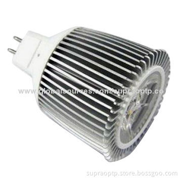 LED Spot Light with Silver White Shell, 5W Power Consumption and 45 Degrees Beam Angle